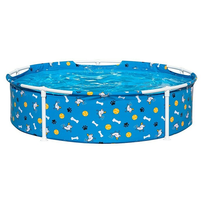 Bestway Frame-Pool Pfote für Haustiere (Ø x H: 122 cm x 30,5 mm, Blau, 292 l) | BAUHAUS