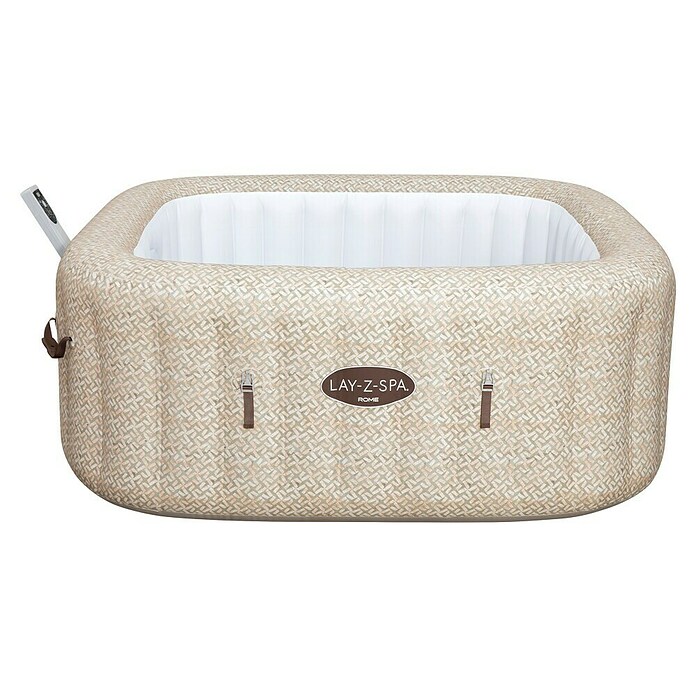Bestway Lay-Z-Spa Mobil-Whirlpool Rome Air Jet (L x B x H: 180 x 180 x 71 cm, Beige, 840 l) | BAUHAUS