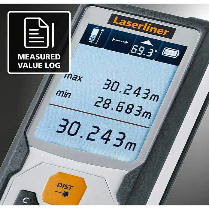 Laserliner Laserski merilnik razdalje Master i5  (Merilno območje: 0,05 - 50 m, Merilna natančnost: ± 1,5 mm) | 1941 - Laser- und elektrische Messgerät | BADM - Meßwerkzeuge | BAD - Handwerkzeuge | BA - Handwerkzeuge | B - Werkz/Masch/Maschzubeh/Auto | BAUHAUS