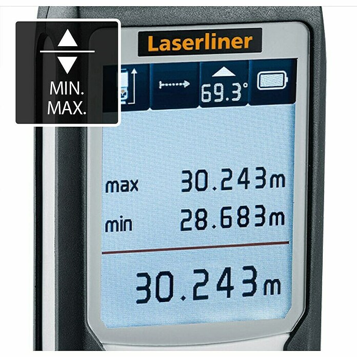 Laserliner Laserski merilnik razdalje Master i5  (Merilno območje: 0,05 - 50 m, Merilna natančnost: ± 1,5 mm) | 1941 - Laser- und elektrische Messgerät | BADM - Meßwerkzeuge | BAD - Handwerkzeuge | BA - Handwerkzeuge | B - Werkz/Masch/Maschzubeh/Auto | BAUHAUS