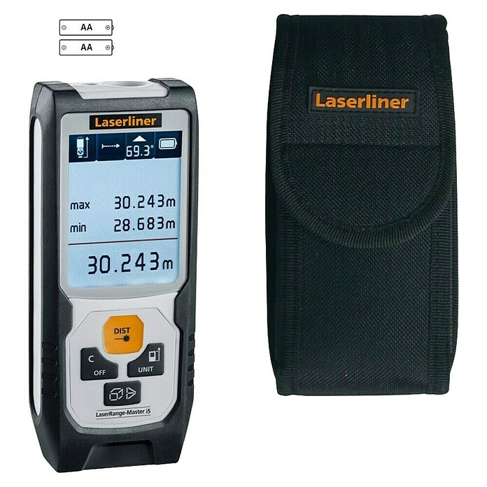 Laserliner Laserski merilnik razdalje Master i5  (Merilno območje: 0,05 - 50 m, Merilna natančnost: ± 1,5 mm) | 1941 - Laser- und elektrische Messgerät | BADM - Meßwerkzeuge | BAD - Handwerkzeuge | BA - Handwerkzeuge | B - Werkz/Masch/Maschzubeh/Auto | BAUHAUS