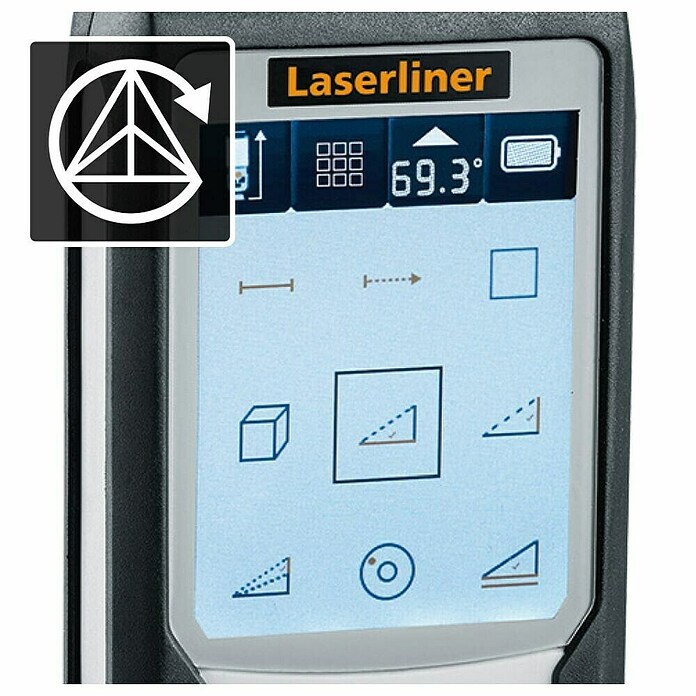 Laserliner Laserski merilnik razdalje Master i5  (Merilno območje: 0,05 - 50 m, Merilna natančnost: ± 1,5 mm) | 1941 - Laser- und elektrische Messgerät | BADM - Meßwerkzeuge | BAD - Handwerkzeuge | BA - Handwerkzeuge | B - Werkz/Masch/Maschzubeh/Auto | BAUHAUS