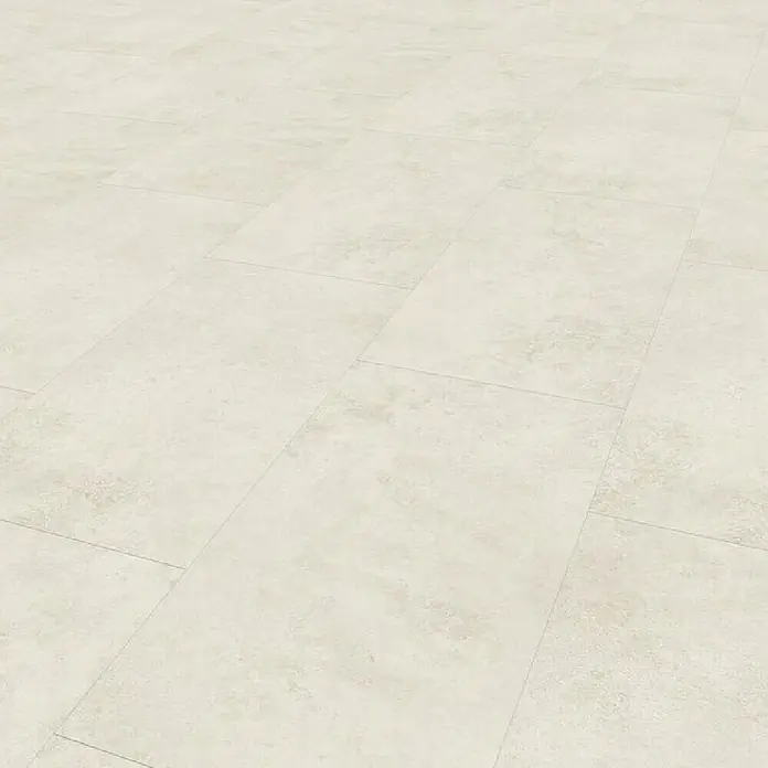 Gerflor Vinylbodenmuster Rigid Acoustic Oliva Clear - 250 x 399 x 5,4 mm, Oliva Clear - Nahaufnahme von beigen Bodenfliesen, die ein schlichtes und modernes Design für Innenräume zeigen.\n
