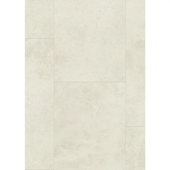 Gerflor Vinylbodenmuster Rigid Acoustic Oliva Clear - 250 x 399 x 5,4 mm, Oliva Clear - Ein Bild von hellen, rechteckigen Fliesen, die ein sauberes und modernes Bodenmuster erzeugen. Die Fliesen haben eine dezente Textur und helle Farbe.