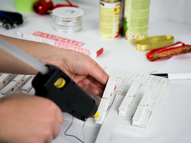 DIY Adventkalender Wäscheklammern Schritt 2