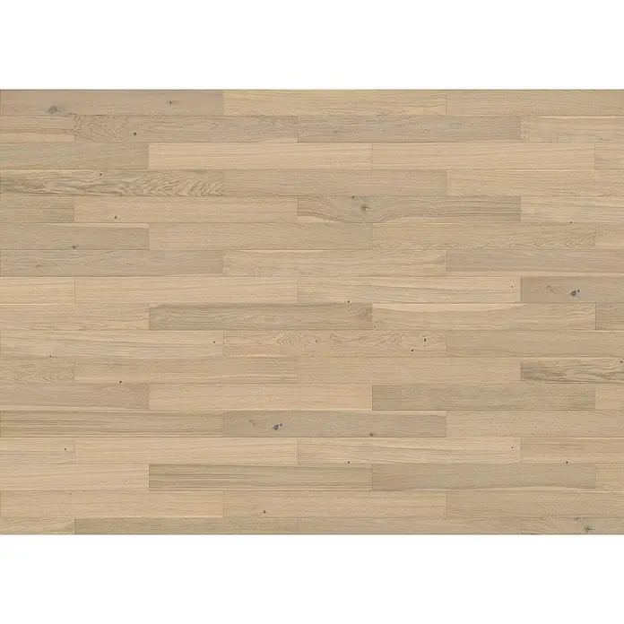 Living by Haro Parkett - Toscana Eiche weiß, Landhausdiele, 1.000 x 120 x 11 mm - Helle Holzboden-Textur mit natürlichen Maserungen für moderne Interieurs. Perfekt für Wohnräume oder Büros mit natürlichem Flair.