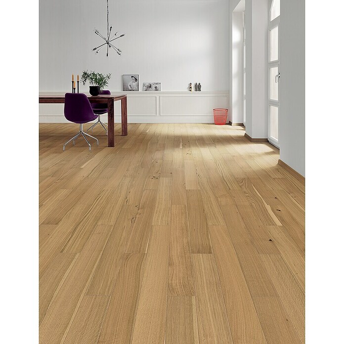 Living by Haro Parkett Toscana Eiche pure (Toscana Eiche pure, Landhausdiele, 1 000 x 120 x 11 mm) | BAUHAUS