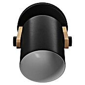 Eglo Hornwood Aplique de pared redondo (28 W, Negro/Crema, E27) | BAUHAUS