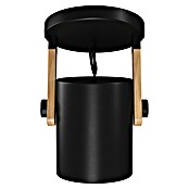 Eglo Hornwood Aplique de pared redondo (28 W, Negro/Crema, E27) | BAUHAUS