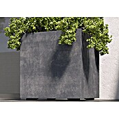 Deroma Millennium Pflanzkübel eckig (Außenmaß (L x B x H): 49 x 49 x 49 cm, Kunststoff, Ashgrey) | BAUHAUS