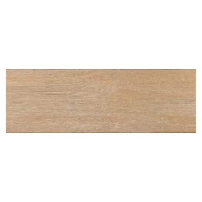 Wandfliese Spa Beige Base - 30 x 90 cm, Beige, Matt - Helles, modernes Holzfurnier mit feiner Maserung, ideal für stilvolle Möbel und Innenausbauten. Perfekt für minimalistische Designs.