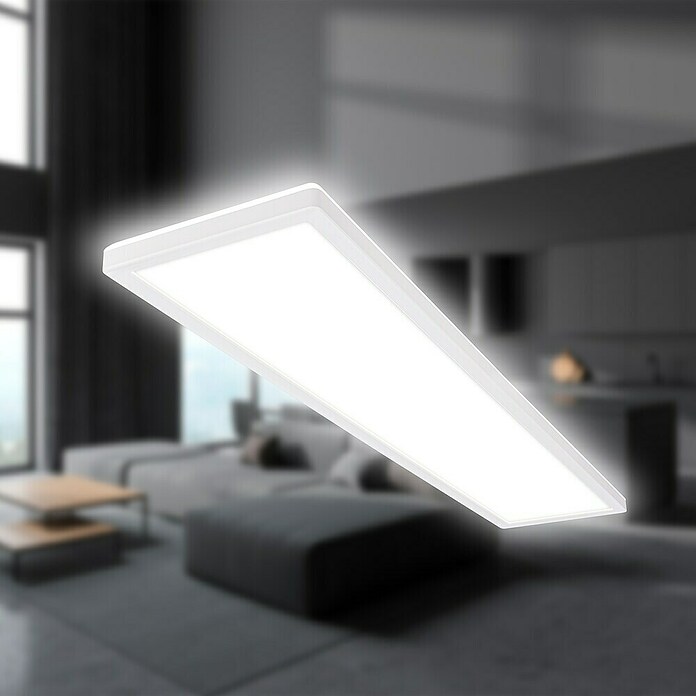 Led paneel met backlight Wit (l x b x h: 980 x 200 x 30 mm, Neutraal wit) | BAUHAUS