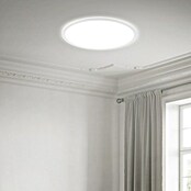 Ledpaneel, rond met backlight Wit (Ø x h: 480 x 30 mm, Neutraal wit) | BAUHAUS