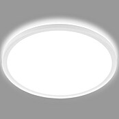 Ledpaneel, rond met backlight Wit (Ø x h: 480 x 30 mm, Neutraal wit) | BAUHAUS