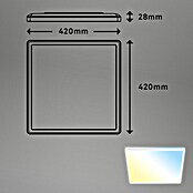 Led paneel met backlight (l x b x h: 420 x 420 x 30 mm, Koud wit) | BAUHAUS