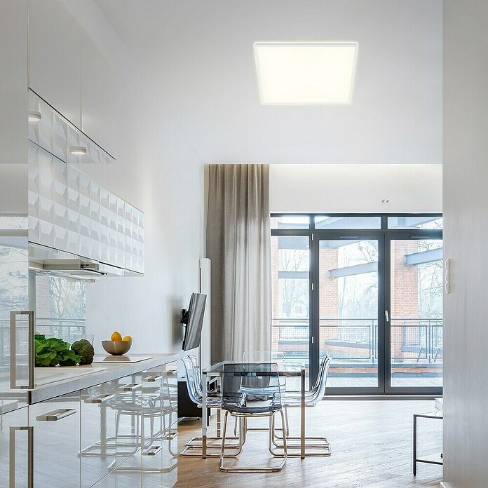 Led paneel met backlight (l x b x h: 420 x 420 x 30 mm, Koud wit) | BAUHAUS