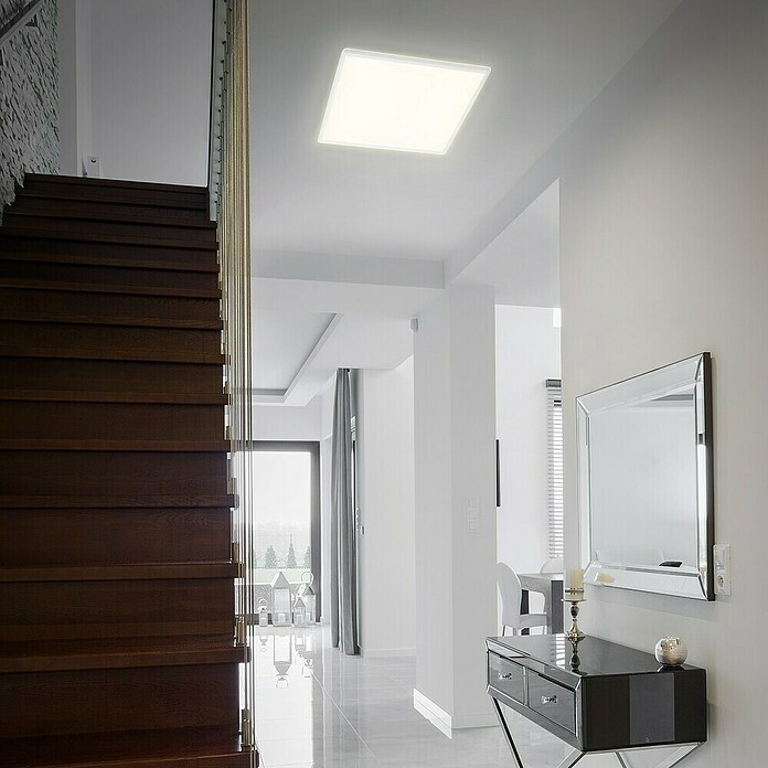 Led paneel met backlight (l x b x h: 420 x 420 x 30 mm, Koud wit) | BAUHAUS