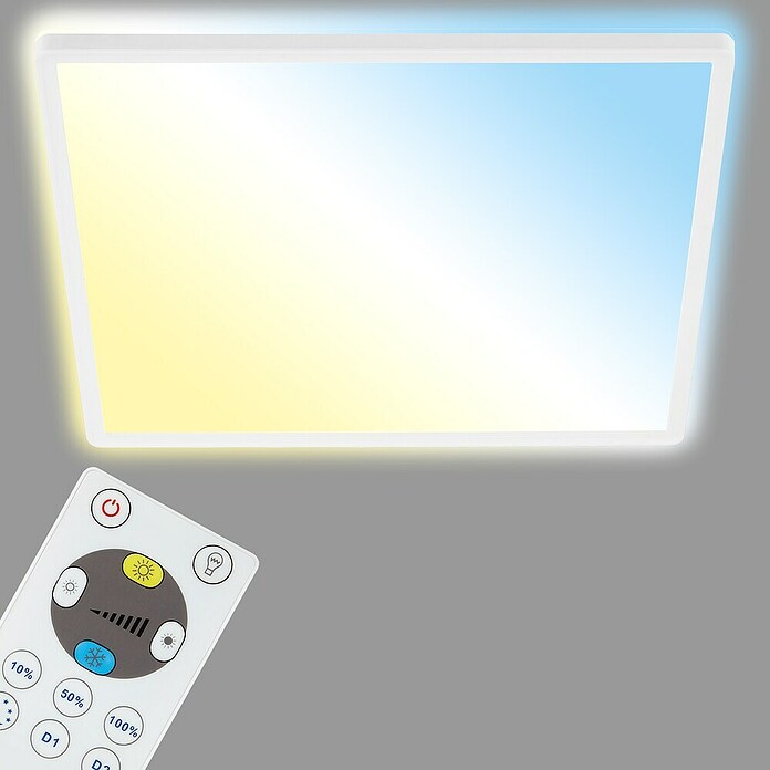 Led paneel met backlight (l x b x h: 420 x 420 x 30 mm, Koud wit) | BAUHAUS