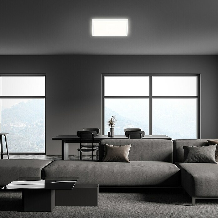 Led paneel met backlight (l x b x h: 293 x 293 x 28 mm, Neutraal wit, Wit) | BAUHAUS