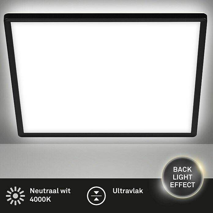 Led paneel met backlight (l x b x h: 420 x 420 x 29 mm, Neutraal wit) | BAUHAUS