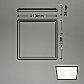 Led paneel met backlight (l x b x h: 420 x 420 x 29 mm, Neutraal wit) | BAUHAUS