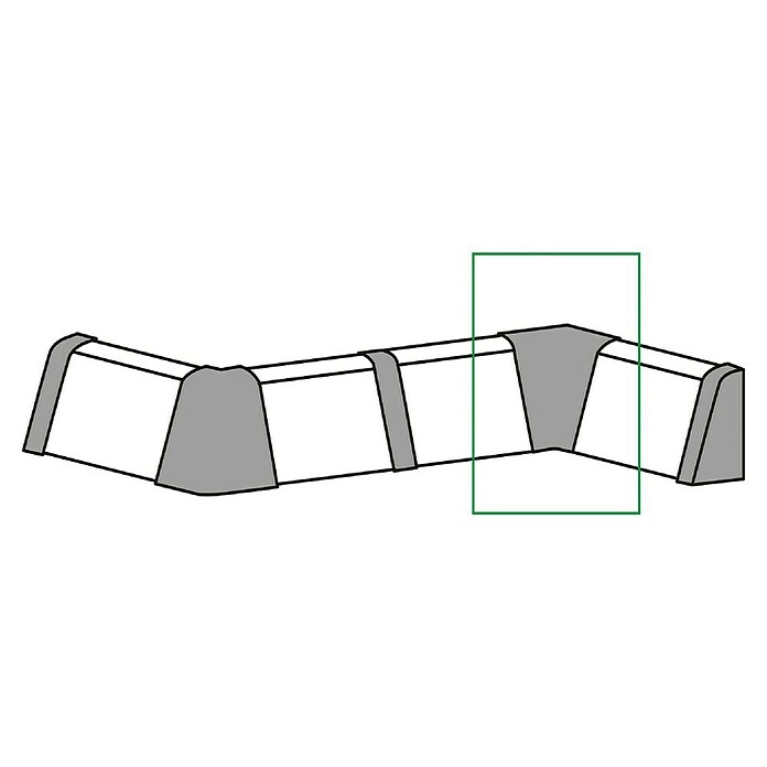 INNENECKEN F.FU60   2 ST./PACK WEISS