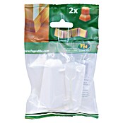 AUSSENECKEN F.FU60  2 ST./PACK WEISS