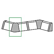 AUSSENECKEN F.FU60  2 ST./PACK WEISS