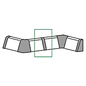 ZWISCHENSTUECKE F.  F60 2 ST./PACK WEISS