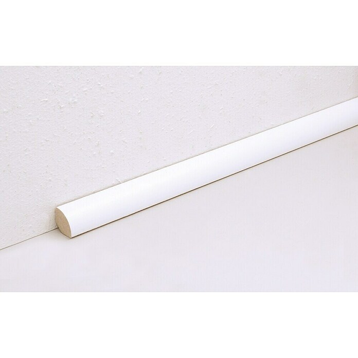 VIERTELSTAB FU05    12X12MM FOL. WEISS  2,4 M