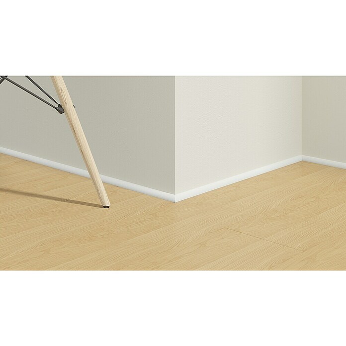VIERTELSTAB FU05    12X12MM FOL. WEISS  2,4 M
