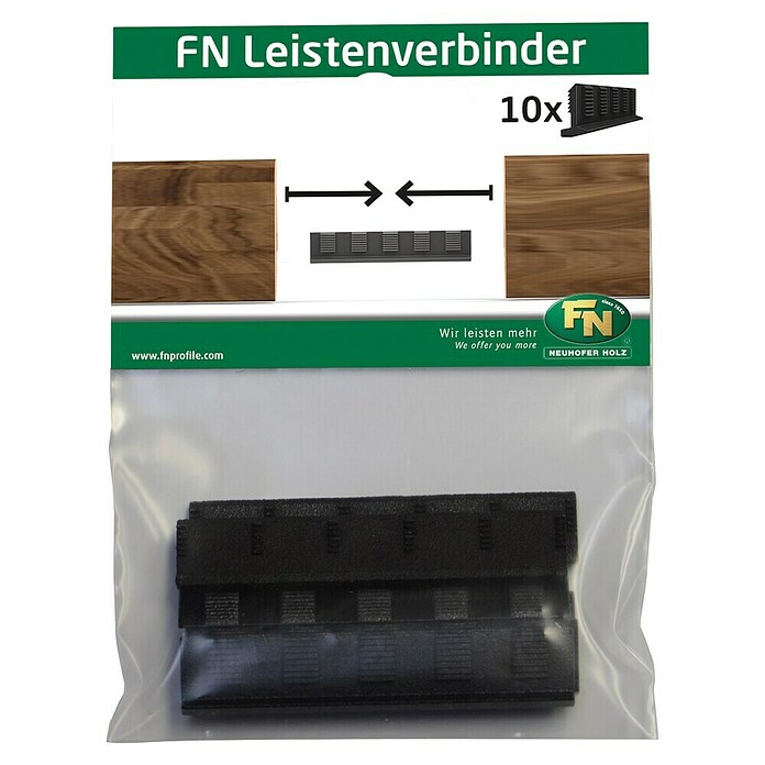 Profiles and more Leistenclip (10 Stk., Schwarz) | BAUHAUS