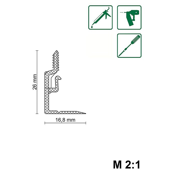 Leistenclip (10 Stk.) | BAUHAUS