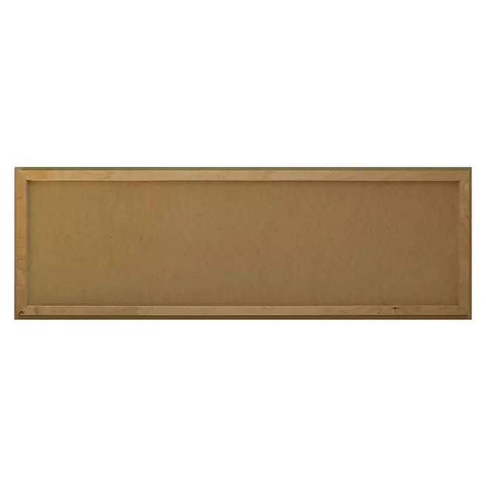 Reinders Decopanel - Chris Consani - Java Dreams, An x Al: 156 x 52 cm - Marco rectangular de madera marrón claro con un panel marrón medio texturizado.