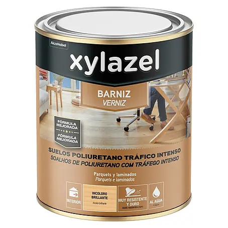 Xylazel  Barniz para suelos de madera al agua