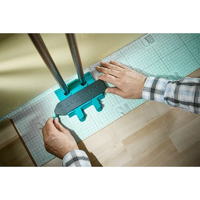 Wolfcraft Konturenlehre - Breite: 130 mm - Werkzeug zum Übertragen von Konturen zum präzisen Zuschneiden von Laminat und Fliesen. Für saubere Ergebnisse bei Anpassungsarbeiten.
