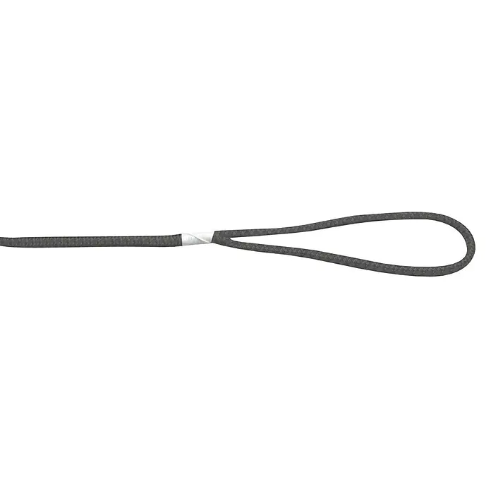 Robline Festmacherleine Rio - Grau, Polyester, 12 mm x 10 m - Graue Zugschnur mit Schlaufe, ideal zum Festziehen von Jacken, Hosen oder Taschen. Vielseitiges Accessoire für Sportbekleidung und Outdoor-Ausrüstung.