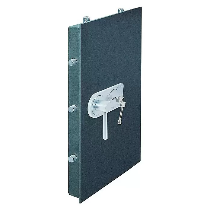 Rottner Möbeltresor Samoa - L x B x H: 41 x 49 x 66 cm, Doppelbart-Hochsicherheitsschloss, Anthrazit
