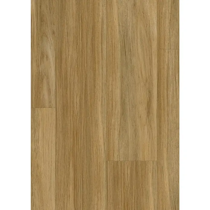 Gerflor Vinylbodenmuster Rigid Acoustic Serra Honey - 250 x 229 x 5,4 mm, Serra Honey - Nahaufnahme von hellem Eichenlaminatboden, der die natürliche Holzmaserung und Textur zeigt. Ideal für moderne Innenräume.