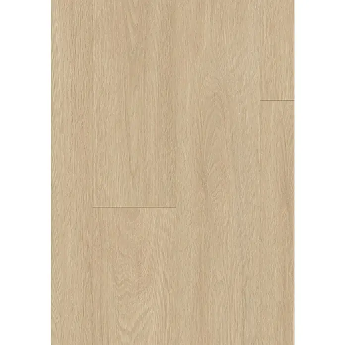 Gerflor Vinylbodenmuster Rigid Acoustic Tulum Beige - 250 x 229 x 5,4 mm, Tulum Beige - Nahaufnahme von hellem Laminatboden, der die Maserung und das natürliche Aussehen von Holz betont, ideal für moderne Innenräume.