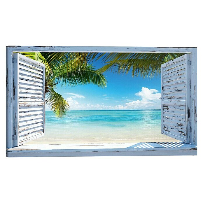 Reinders Cuadro de madera Deco Block Beach Shutters (Beach Shutters, An x Al: 118 x 70 cm) | BAUHAUS