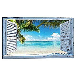 Reinders Cuadro de madera Deco Block Beach Shutters (Beach Shutters, An x Al: 118 x 70 cm)