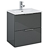 Badmeubelset (51,5 cm, 2-delig, Antraciet, Hoogglans)