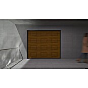 Solid Elements Puerta de garaje seccional PRO (250 x 212,5 cm, Marrón, Cuarterón) | BAUHAUS