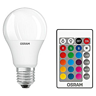 Osram Retrofit LED-Lampe Glühlampenform E27 matt (9 W, E27, RGBW, Dimmbar)