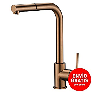 Imex Grifo de cocina extraíble Malta (Oro rosa)