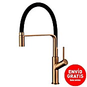 Imex Grifo de cocina flexible Sena (Oro rosa/Negro) | BAUHAUS
