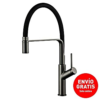 Imex Grifo de cocina flexible Sena (Black gun metal/Negro)