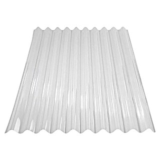 Odem Placa de policarbonato ondulada mini onda (Transparente)