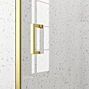 Aurlane Mampara de ducha frontal corredera Factory (120 x 200 cm, Espesor de vidrio: 6 mm, Oro) | BAUHAUS
